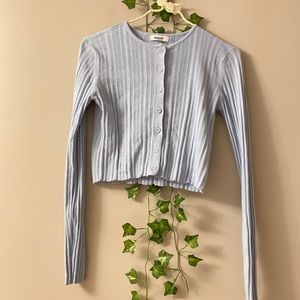 Garage cropped cardigan